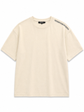 KASRO SHOULDER TYPOGRAPHY T-SHIRT