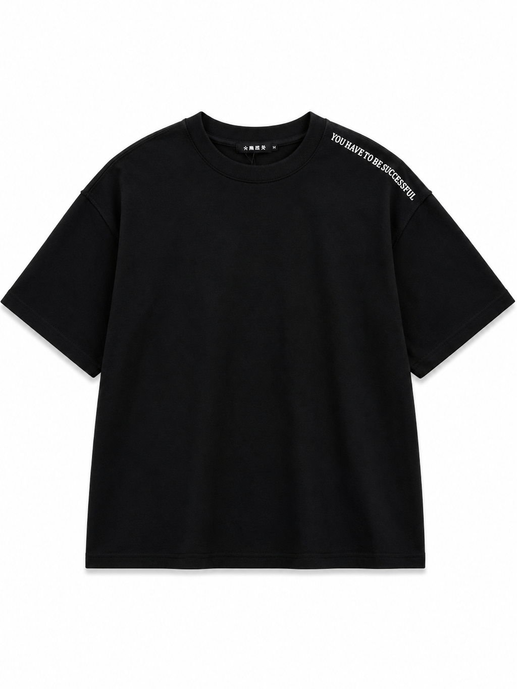 KASRO SHOULDER TYPOGRAPHY T-SHIRT